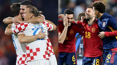 spain vs croatia match